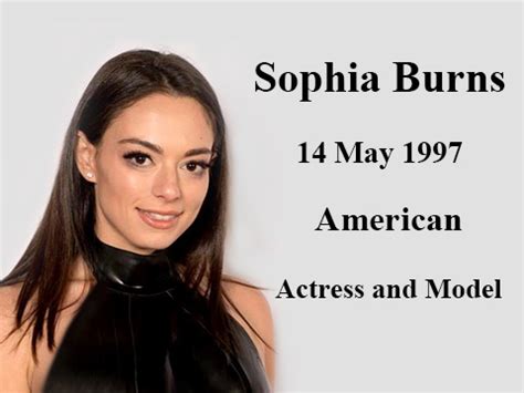 sophia burns bio